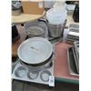 Image 1 : Muffin Pan, Sauce Pan, Bake Pan, S/S Round and Platters