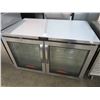 Image 1 : Nw True 4' S/S 2 Door Worktop Back Bar Ref. Merchandiser