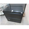 Image 1 : Black 2 Drawer Lateral File Cabinet