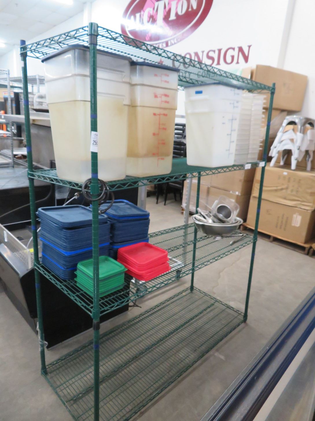 Metro Self Rack Green Coated 4 Shelf Metro Rack