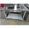 Image 1 : S/S 4' Table w/Undershelf