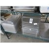 Image 1 : Shelf Lot Full Size Cambro Pans and Lids