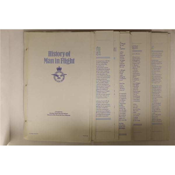 HISTORY OF FLIGHT FROM THE ROYAL AIRFORCE