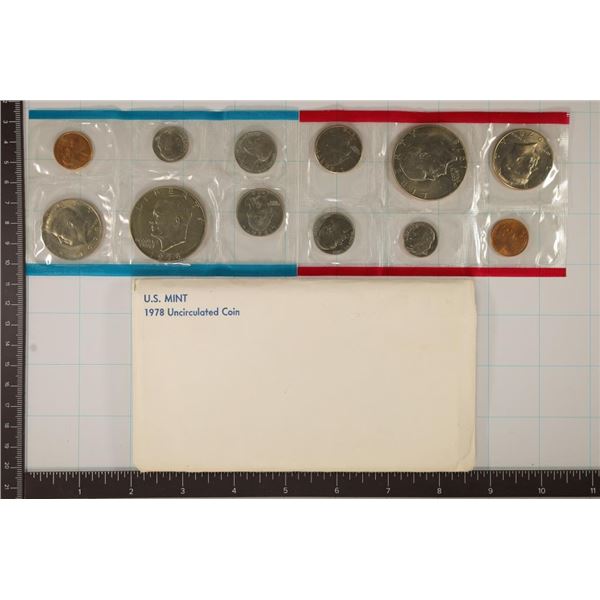 1978 US MINT SET (UNC) P/D (WITH ENVELOPE)