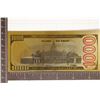 Image 2 : 24KT GOLD FOIL DONALD TRUMP REPLICA $1000 US