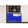 Image 1 : 1968 US PROOF SET WITH BOX, 40% SILVER JFK HALF