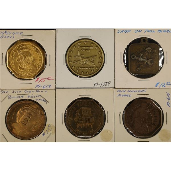 6-1 1/2'' METAL TOKENS: SNAP ON TOOLS, WELLS