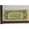 Image 2 : 1953 US $2 RED SEAL NOTE BOTTOM EDGE IS TATTERED