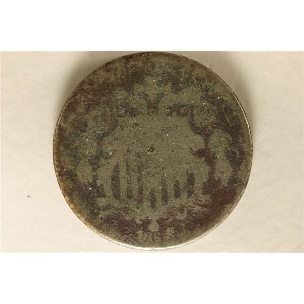 1869 SHIELD NICKEL