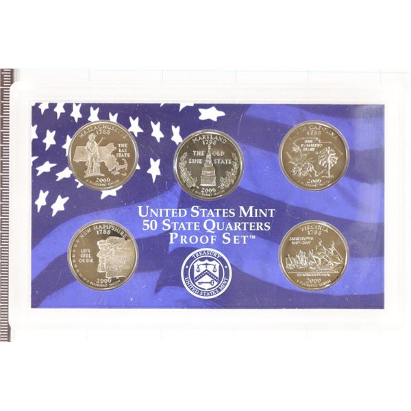 2000 US 50 STATE QUARTERS PROOF SET NO BOX