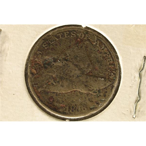 1858 FLYING EAGLE CENT (LARGE LETTER)