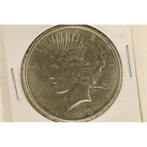 1923 PEACE SILVER DOLLAR (BRILLIANT UNCIRCULATED)