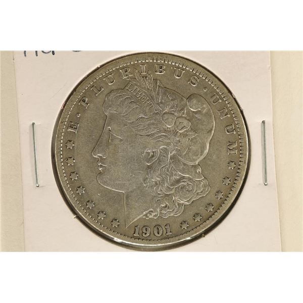 1901-O MORGAN SILVER DOLLAR. REVERSE HAS SOME