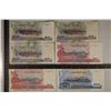 Image 1 : 6-BANK OF CAMBODIA BILLS: 3-2001-100 RIELS, 2-