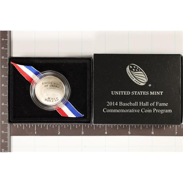 2014-S US PF HALF DOLLAR  BASEBALL HALL OF FAME