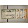 Image 2 : 4 ASSORTED VINTAGE RAILROAD STOCK CERTIFICATES