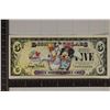 Image 1 : 2009 DISNEY DOLLAR COLORIZED $5 CRISP UNC DAISY