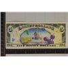 Image 2 : 2009 DISNEY DOLLAR COLORIZED $5 CRISP UNC DAISY