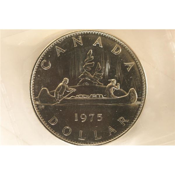 1975 CANADA $1 ICCS GRADED PL-66