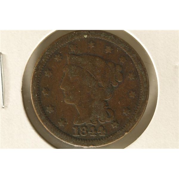 1844 US LARGE CENT