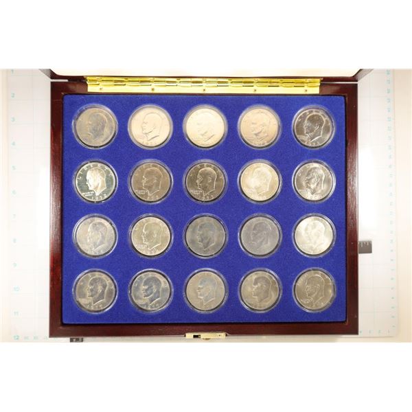 COMPLETE EISENHOWER SILVER $ COLLECTION ALL UNC