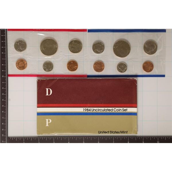 1984 US MINT SET (UNC) P/D (WITH ENVELOPE)