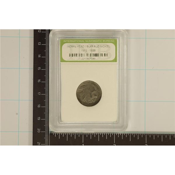 SLABBED 1937-D FULL DATE BUFFALO NICKEL