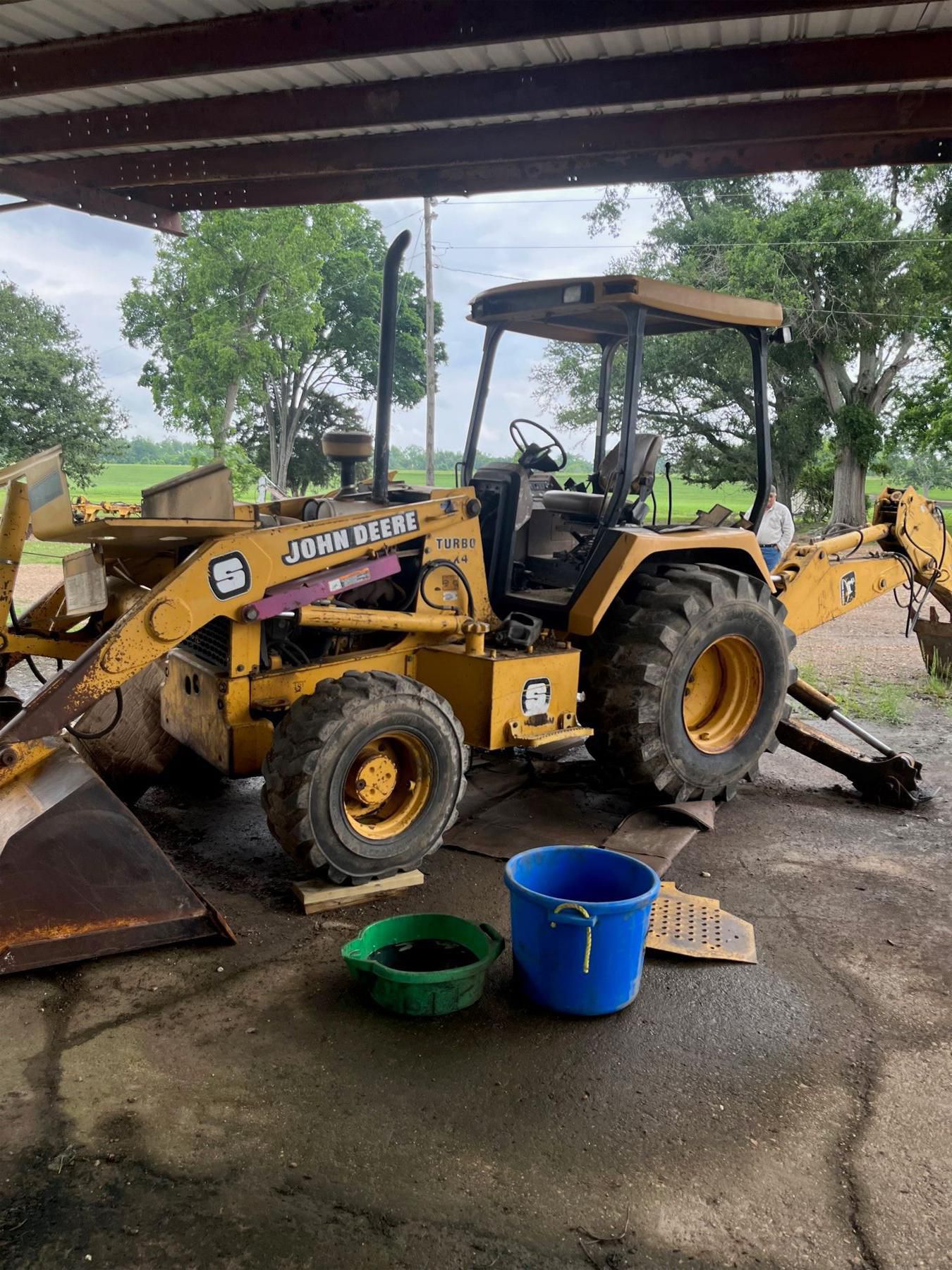 1996 JOHN DEERE 310D Backhoe J.M. Wood Auction Company, Inc.