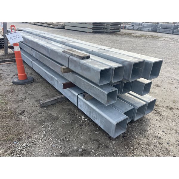 5/8" & 1/2" GALVANIZED SQUARE TUBING
