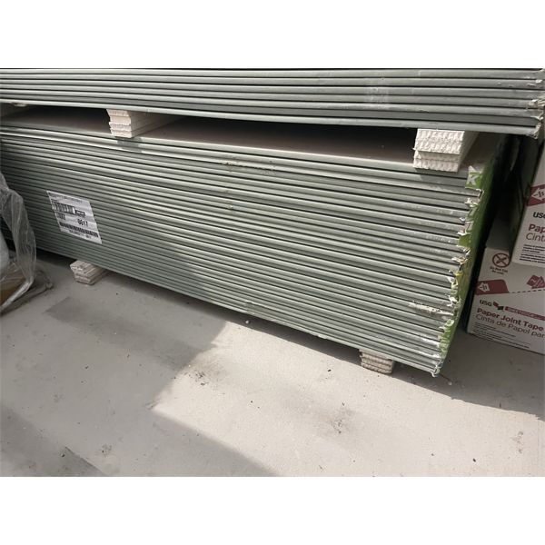 (UNUSED) USG 1/2"x4'x8' MOLD TOUGH SHEETROCK