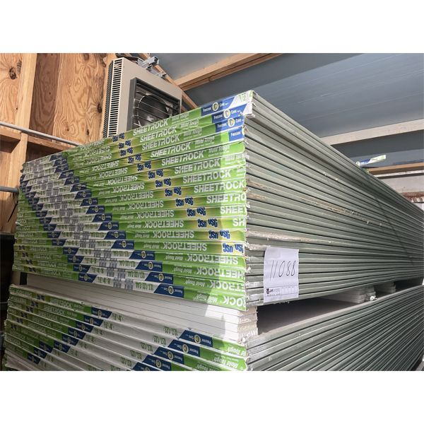 (UNUSED) USG 1/2"x4'x8' MOLD TOUGH SHEETROCK