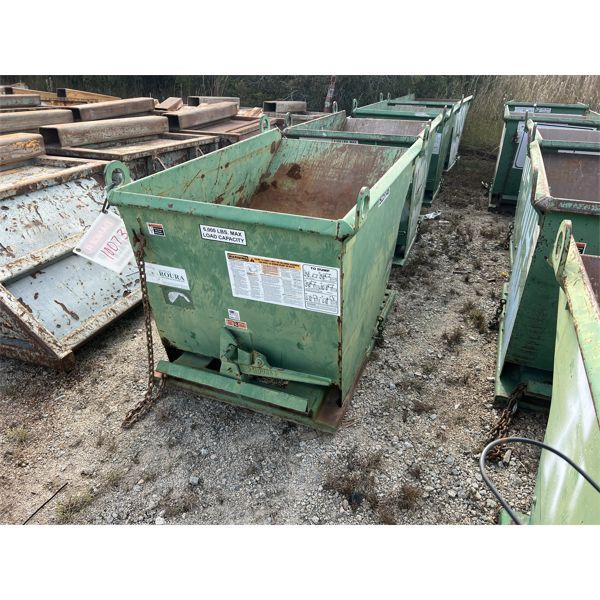 ROURA 6,000 LB Aggregate Bin / Hopper