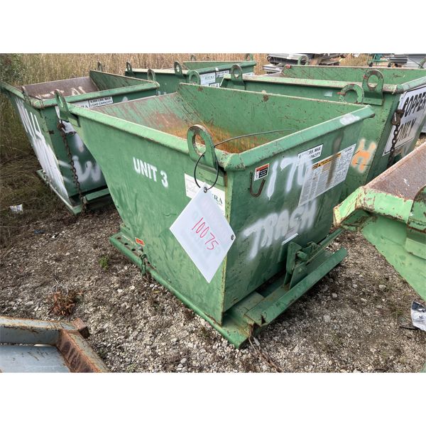 ROURA 6,000 LB Aggregate Bin / Hopper