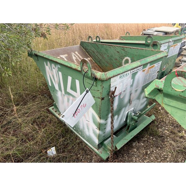 ROURA 6,000 LB Aggregate Bin / Hopper