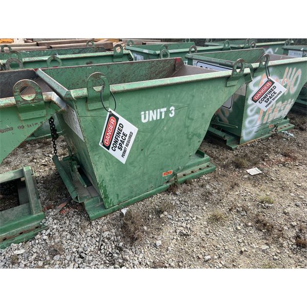ROURA 6,000 LB Aggregate Bin / Hopper