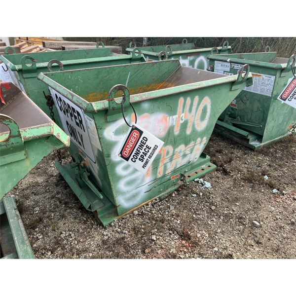 ROURA 6,000 LB Aggregate Bin / Hopper