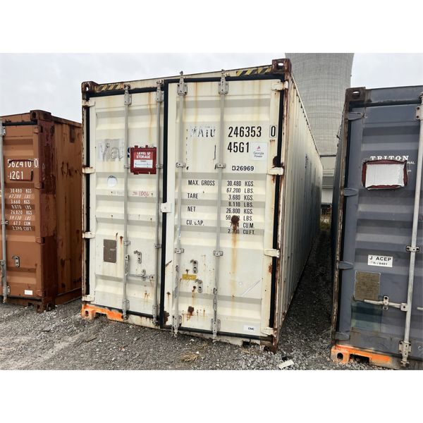 40' HIGH CUBE SHIPPING/STORAGE CONTAINER