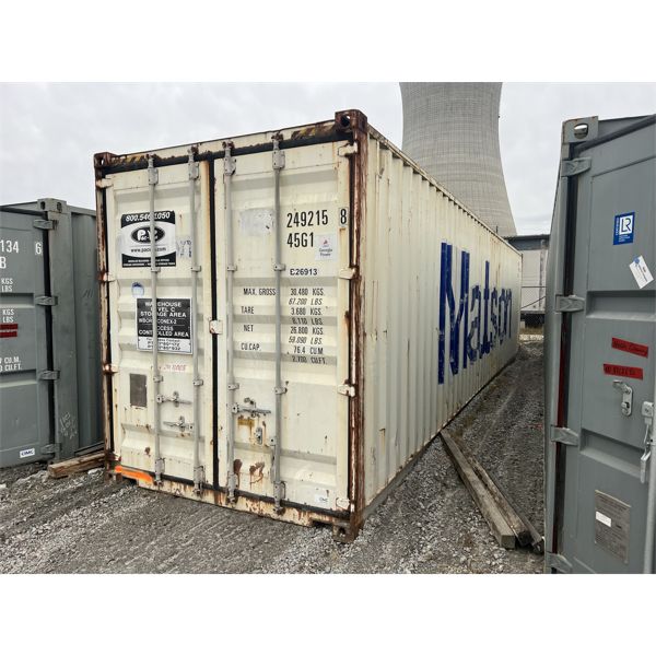 40' HIGH CUBE SHIPPING/STORAGE CONTAINER