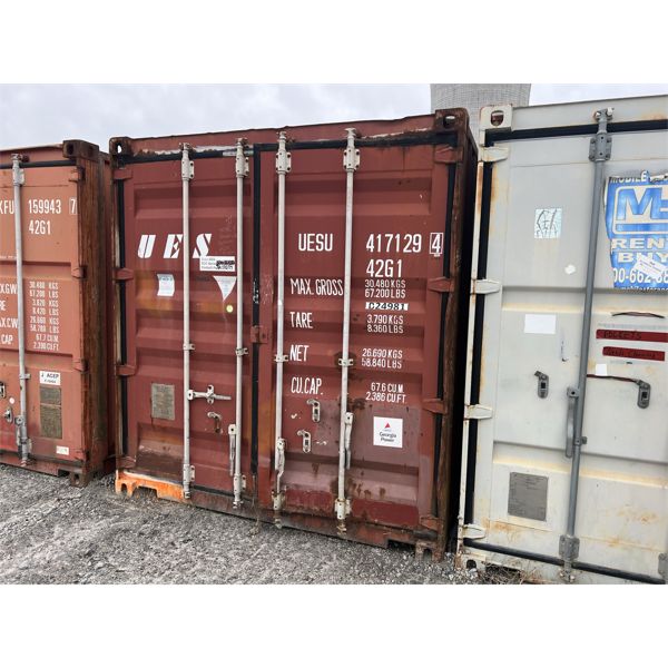 40' SHIPPING/STORAGE CONTAINER