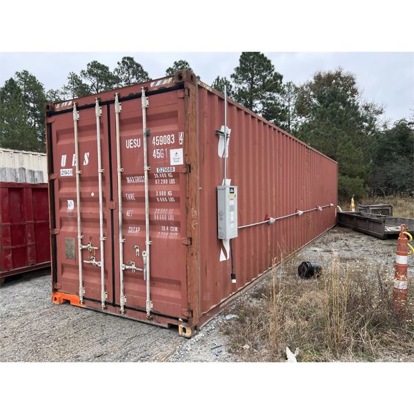 40' HIGH CUBE SHIPPING/STORAGE CONTAINER