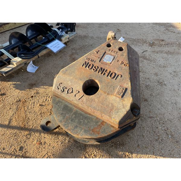 2016 JOHNSON 30T (1) SHEAVE HOOK BLOCK