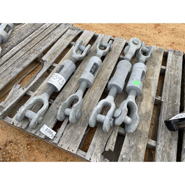 (4)  27.2 TON TURNBUCKLES