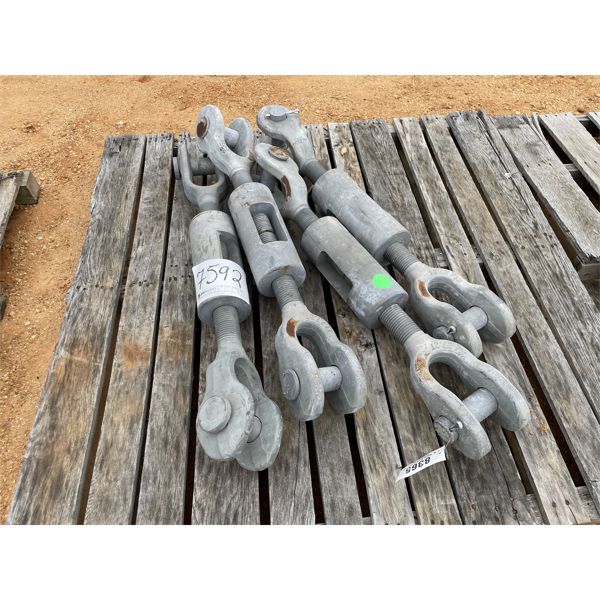 (4)  27.2 TON TURNBUCKLES