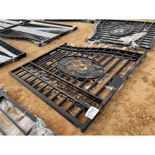 14' BI-PARTING WROUGHT IRON GATE