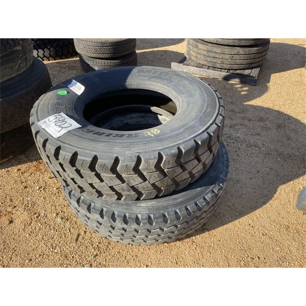 (2) 315/80R22.5 TIRES