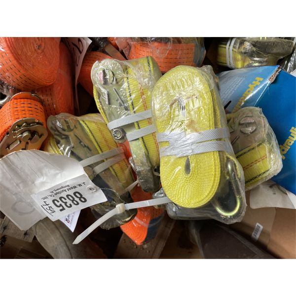 (4) CARGO RACHET STRAPS, 2"W x 27'L