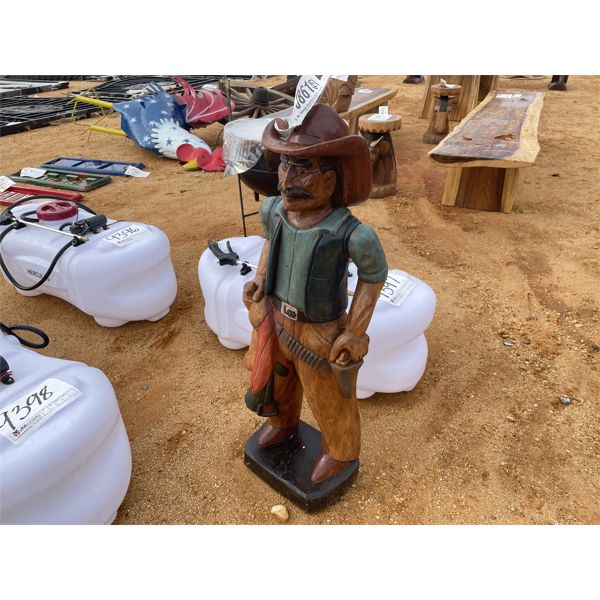 TEAKWOOD COWBOY, 3 FT