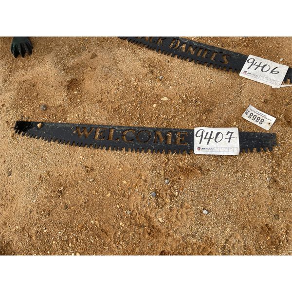 WELCOME SAW SIGN