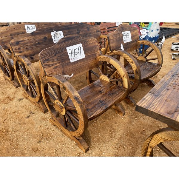 WAGON WHEEL CHAIR