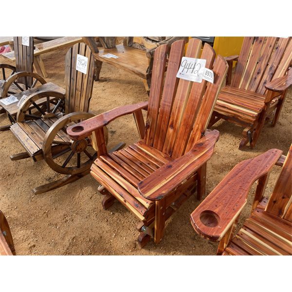 RED CEDAR GLIDER/ROCKER
